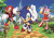 Clementoni Puslespil - Sonic The Hedgehog - Super Color - 104 Brikker