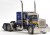 Tamiya - Rc Full Option - Grand Hauler Metal Blue Fjernstyret Lastbil - 1