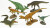 Tamiya 28501 - Fukuiraptor Dinosaur Modelbyggesæt I Plast - 1 35