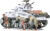 Tamiya - Sherman M4A3 105Mm Howitzer Tank Byggesæt - 1 35 - 35251