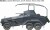 Italeri 97032 - Sd Kfz 232 6 Rad Model Bil Byggesæt - 1 72