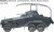 Italeri 97032 - Sd Kfz 232 6 Rad Model Bil Byggesæt - 1 72