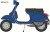 Italeri - Vespa Px 125150 1978 Model Byggesæt - 1 9 - 4645