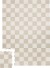3 Sprouts - Skumgulv Til Børn - Checkerboard Beige - 171X123 Cm