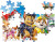Paw Patrol Puslespil - Super Color - Clementoni - 30 Brikker