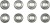630 Ball Bearings 8Pcs - 54925 - Tamiya