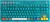 8Bitdo - Mechanical Keyboard - Clear Blue