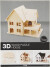 3D Træ Puslespil - Hus Med Veranda - 22 5X16X17 5 Cm
