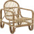 Bloomingville - Baal Loungestol - Natur - Rattan Flet