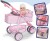 Baby Born - Luksus Blomstret Dukkevogn