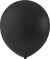 Sorte Balloner - Runde - 10 Stk