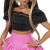 Barbie - Deluxe Style Dukke - Sort Top Pink Nederdel - Mattel Jjn74
