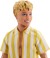 Barbie - Fashionista Ken Dukke - Gule Hvide Striber - Mattel Jjn66