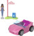 Barbie - Mini Barbieland Convertible Og Dukke - Mattel Hyf42