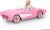 Barbie Bil - Pink Corvette - Barbie The Movie
