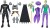 Batman Figurer - Batman Adventures Vs The Joker - 30 Cm