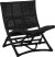 Bloomingville - Baz Loungestol - Sort - Rattan Flet