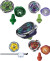 Beyblade X - Bx Ux Top Starter Pack - Hasbro G0175 - Assorteret