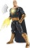 Black Adam Figur Med Lyde - Power Punch - 30 Cm