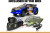 Blackzon - Vyper Rx Turbo 4Wd 2S Rc Car - Blå Orange - 1 16 - 540284