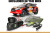 Blackzon - Vyper Rx Turbo 4Wd 2S Rc Car - Rød Orange - 1 16 - 540283