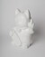 Blogo - Maneki Figur - Hvid - Large