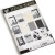Craft Id - Journaling Designpapir Blok - A5 - 24 Ark - Sort