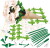 Educa - Floral Art Handcraft Kit - Papirblomster Diy - 6 Hvide Roser