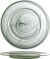 Bloomingville - Amelie Tallerkener - Grøn - Glas - Ø 33 Cm - 4 Stk