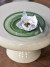 Bloomingville - Amelie Tallerkener - Grøn - Glas - Ø 33 Cm - 4 Stk