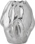 Bloomingville Vase - Bobby - Sølv - Stentøj - 29 Cm