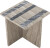 Bloomingville - Clea Sidebord - Brun - Marmor