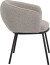Bloomingville - Cortone Spisebordsstol Med Armlæn - Grå - Polyester
