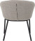 Bloomingville - Cortone Spisebordsstol Med Armlæn - Grå - Polyester