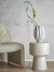 Bloomingville - Cove Vase - Hvid - Stentøj Keramik