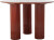 Bloomingville - Della Spisebord - Rød - 110 Cm - Mdf Træ