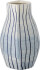 Bloomingville - Esra Vase - Blå - Stentøj Keramik