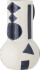 Bloomingville - Graphica Vase - Blå - Stentøj Keramik