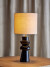 Bloomingville - Lio Bordlampe - Sort - Stentøj Keramik - H 53 Cm