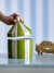 Bloomingville Mini - Cimmi Krukke Med Låg - Grøn - Stentøj