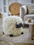 Bloomingville Mini - Dolly Puf - Får - Hvid - Uld