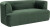 Bloomingville Sofa - Morgan - Grøn - Polyester - 165X70X84 Cm