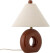 Bloomingville - Panja Bordlampe - Rød - H 42 Cm - Keramik