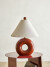 Bloomingville - Panja Bordlampe - Rød - H 42 Cm - Keramik