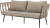 Bloomingville - Pavone Sofa - Brun - Metal - Havesofa - Flet