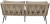 Bloomingville - Pavone Sofa - Brun - Metal - Havesofa - Flet