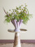 Bloomingville - Plier Vase - Rosa - Stentøj Keramik - H 29 Cm