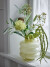 Bloomingville - Sahara Vase - Gul - Glas - H 22 Cm