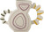 Bloomingville - Samila Vase - Multifarvet - Stentøj - H 26 Cm