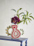 Bloomingville - Samila Vase - Multifarvet - Stentøj - H 26 Cm